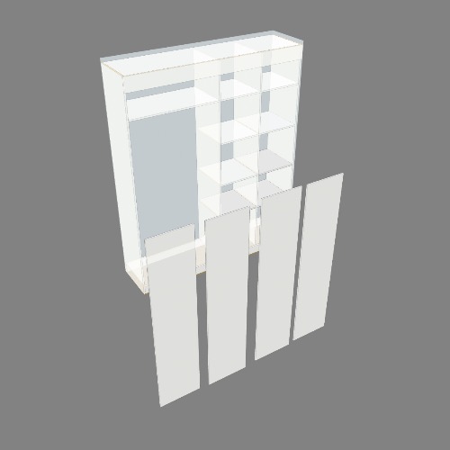Шкаф Бесплатные 3D-проекты мебели и чертежи от сообщества Flatma