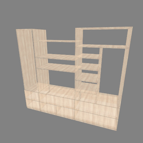 шкаф Free 3D furniture designs and blueprints from Flatma Community