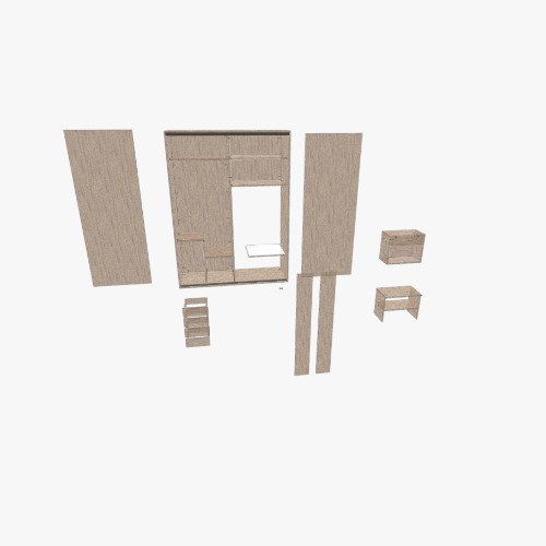 шкаф 2 + тумба.2.1