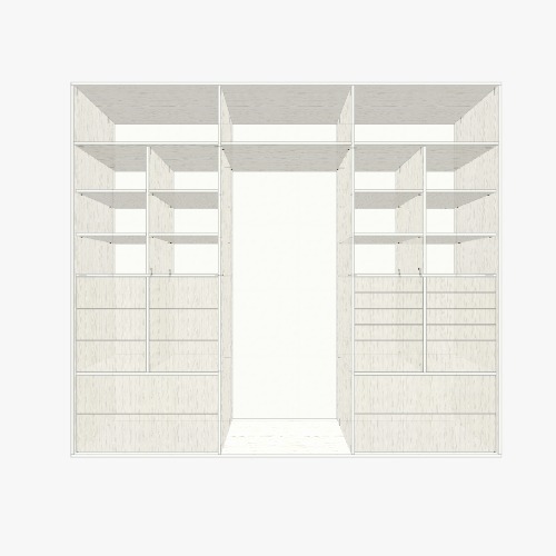 Шкаф без фасада