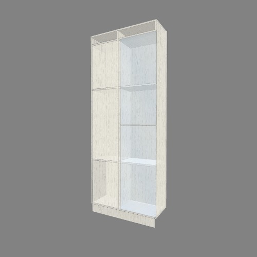 Шкаф кухонный 2 секции Бесплатные 3D-проекты мебели и чертежи от сообщества Flatma