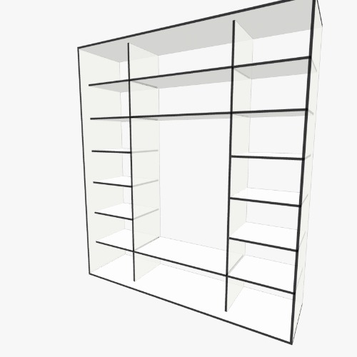 шкаф купе Kostenlose 3D-Möbelprojekte und Pläne aus der Flatma Community