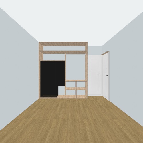 шкаф купе с частью для велосипеда2