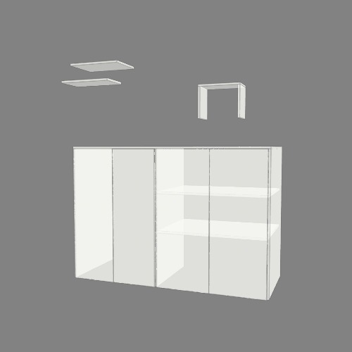 Шкаф на балкон и полки