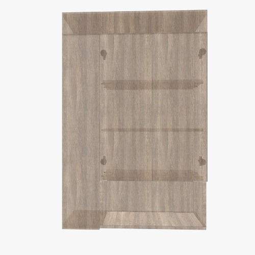 Шкаф над инсталляцией