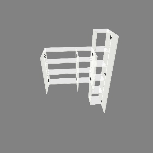 Шкаф над рабочим столом