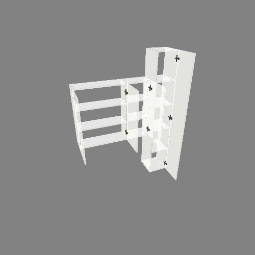 Шкаф над рабочим столом