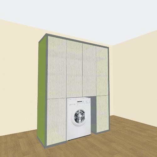 Шкаф над стиральной машинкой