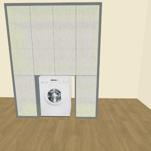 Шкаф над стиральной машинкой