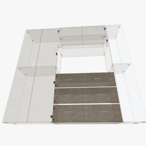 Шкаф подвесной. 1 дверь