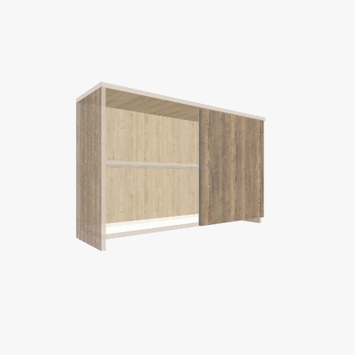 Шкаф подвесной. 2 гор.двери