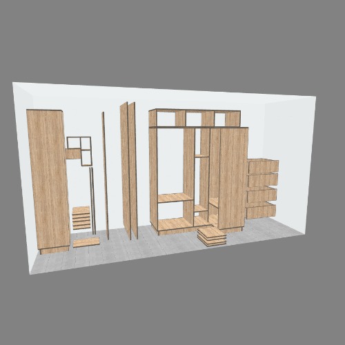 Шкафы. Кладовая+Коридор