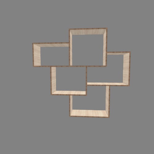 Шкаф с 6 открытыми отделами