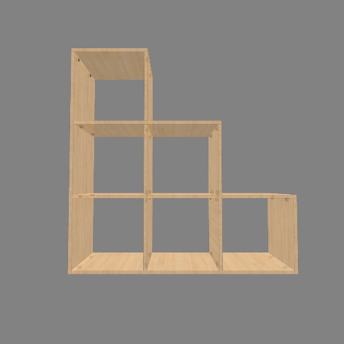 Шкаф с 6 открытыми отделами