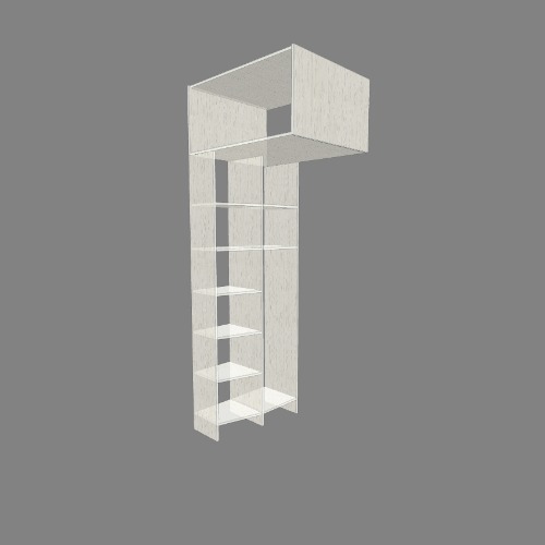 Шкаф с антресолью