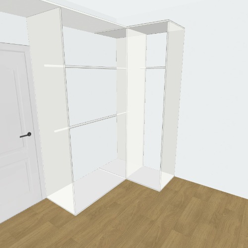 Шкаф с гамаком над дверью для кота