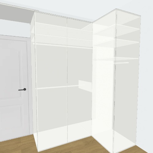 Шкаф с гамаком над дверью для кота