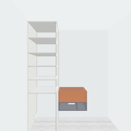 Шкаф с тумбой в ванную комнату