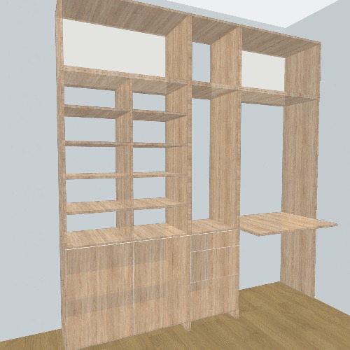 Шкаф со столом