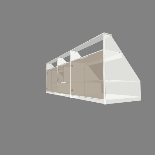 шкаф в мансарду 120