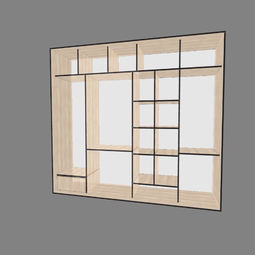 Шкаф в спалню Бесплатные 3D-проекты мебели и чертежи от сообщества Flatma