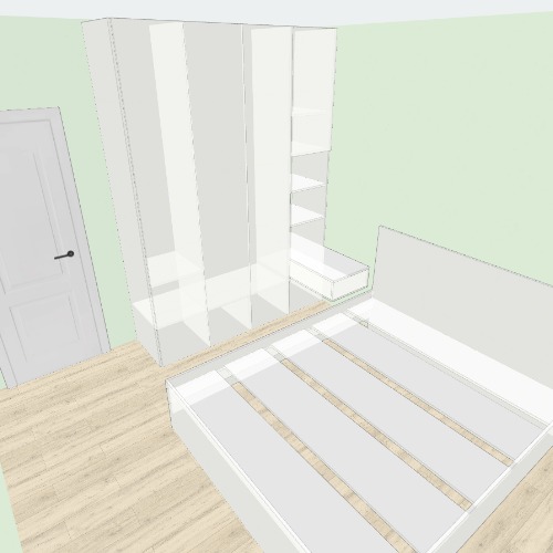 Шкаф в спальню Free 3D furniture designs and blueprints from Flatma Community