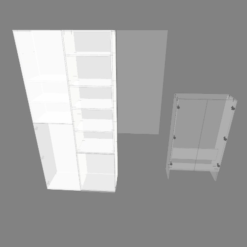 Шкаф в зал (Хохломы 4) Free 3D furniture designs and blueprints from Flatma Community