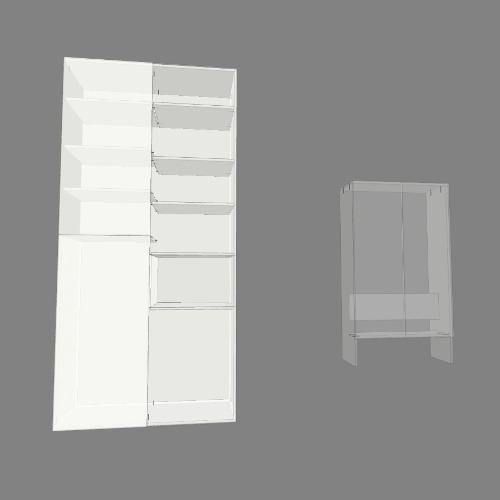 Шкаф в зал (Хохломы 4)