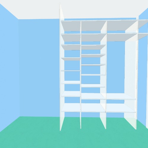 Шкаф-купе Projets et plans de meubles 3D gratuits de la Communauté Flatma