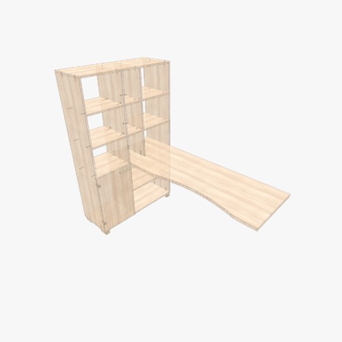 Шкаф-стол Дикаприо