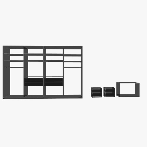 Sliding wardrobe 4m