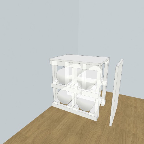 Soporte para bidones Free 3D furniture designs and blueprints from Flatma Community