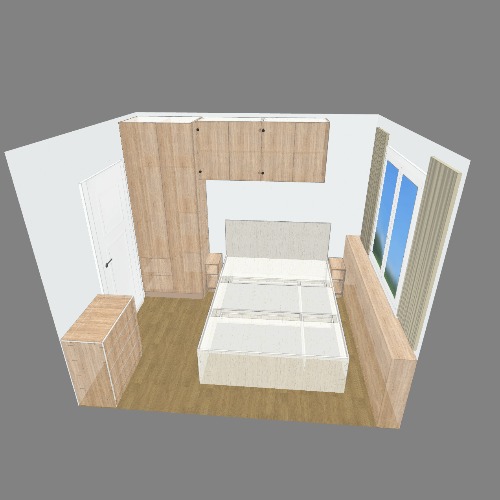 Спальня Free 3D furniture designs and blueprints from Flatma Community