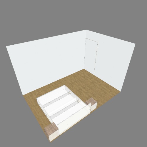 Спальня Бесплатные 3D-проекты мебели и чертежи от сообщества Flatma