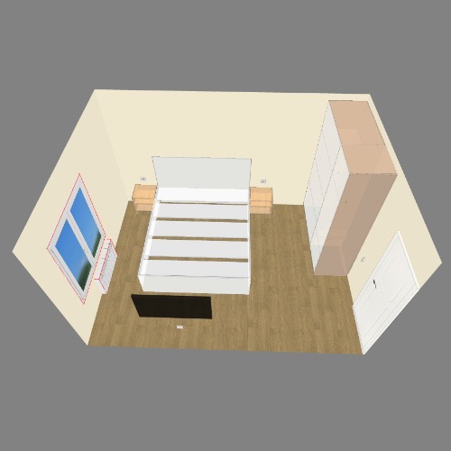 спальня Free 3D furniture designs and blueprints from Flatma Community