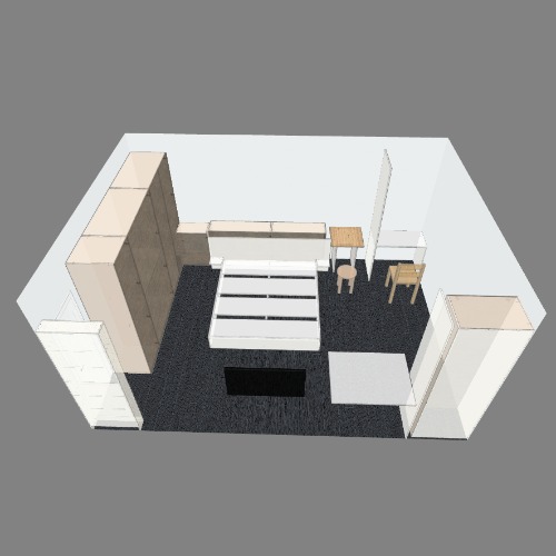 спальня (общ) Free 3D furniture designs and blueprints from Flatma Community