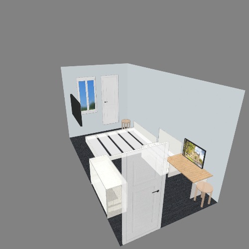 спальная Free 3D furniture designs and blueprints from Flatma Community