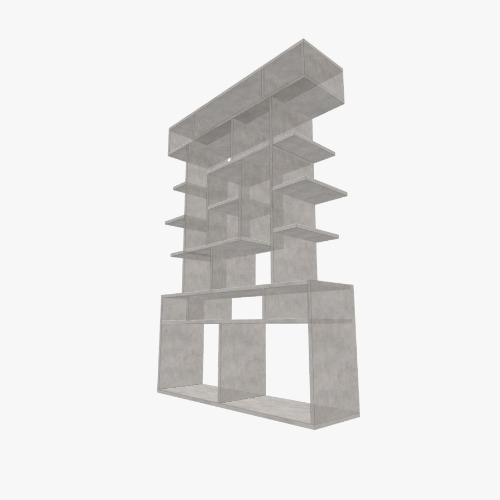 Стеллаж Бесплатные 3D-проекты мебели и чертежи от сообщества Flatma