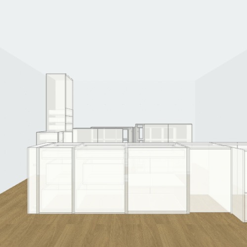 Стеллаж 9 ячеек и полка для книг