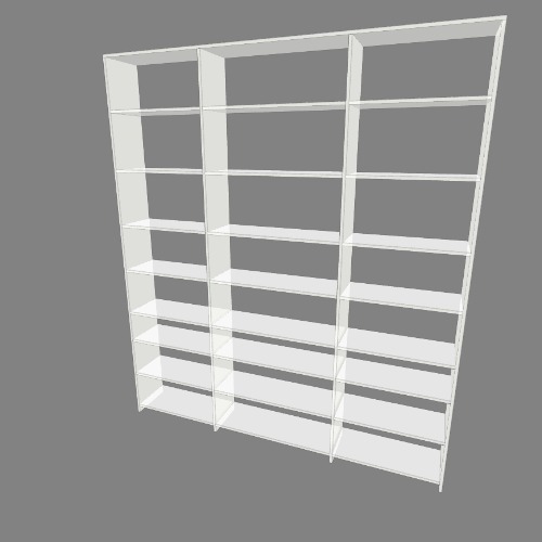 Стеллаж для книг в зал