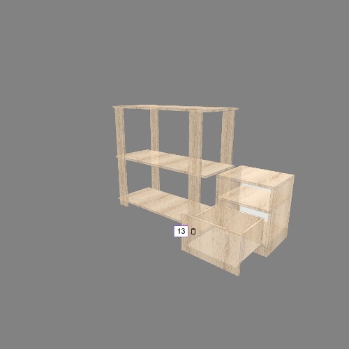 Стеллаж и тумба