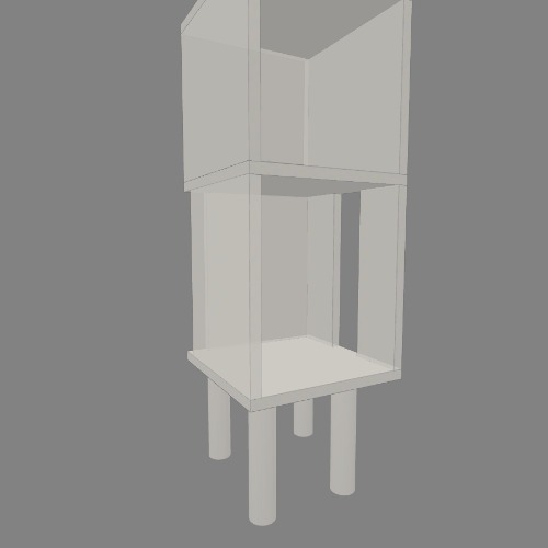 Стеллаж индивидуальный под коммуникации