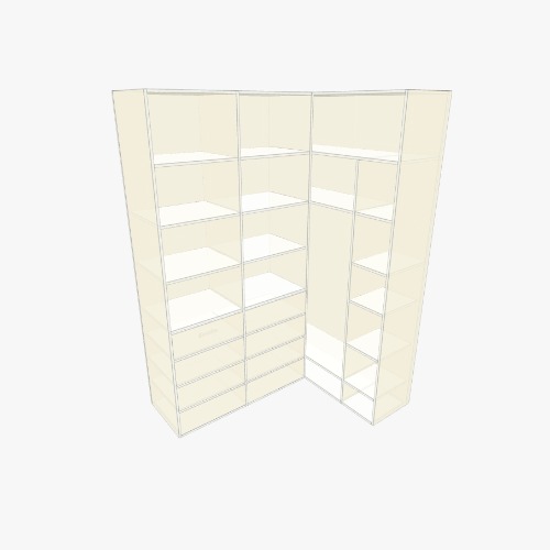 стеллаж в гардеробную