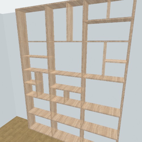 Стеллаж в коридор