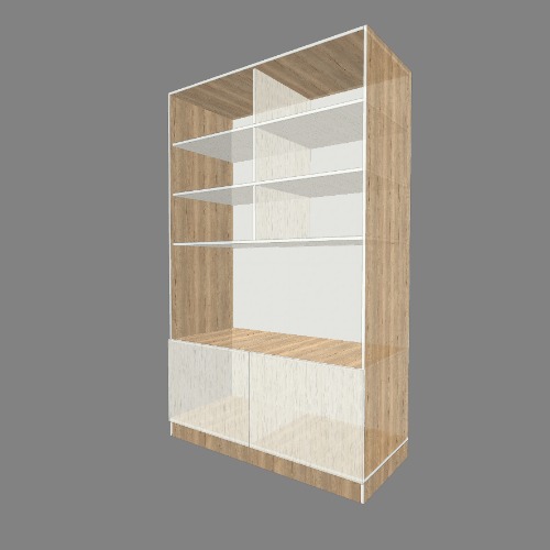 Стеллаж-витрина