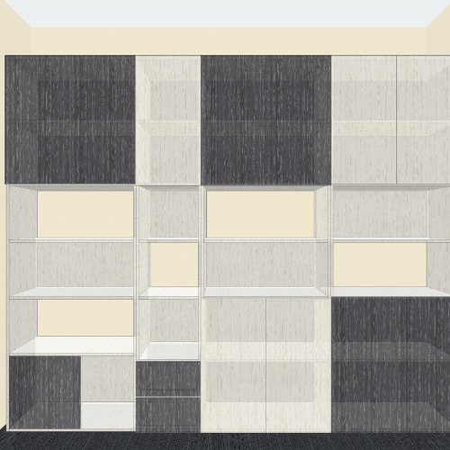 Стенка в кабинет под короны