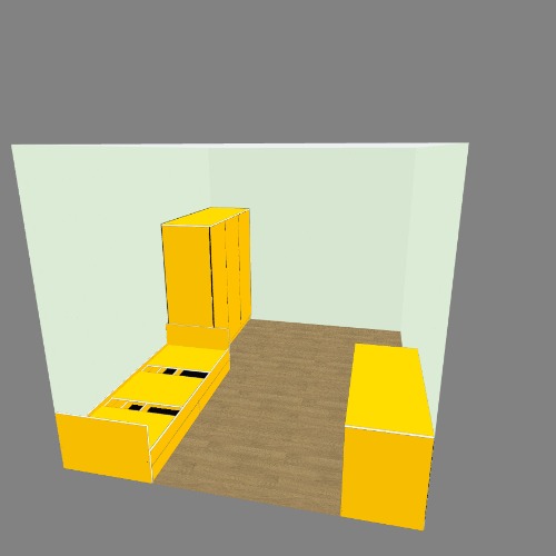 Стол и кровать