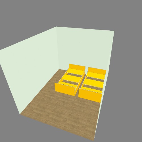 Стол и кровать