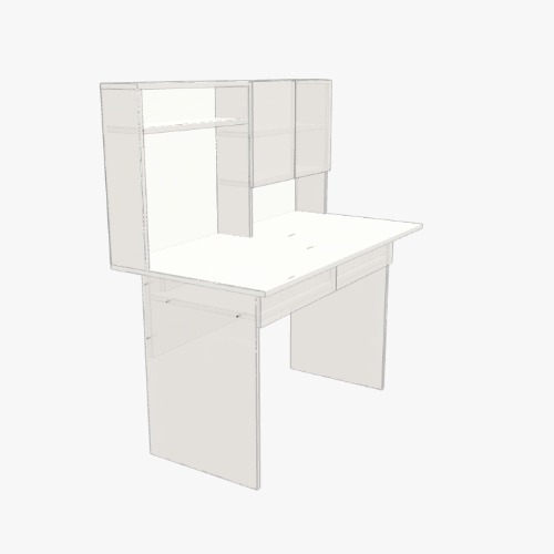 Стол письменный с полками