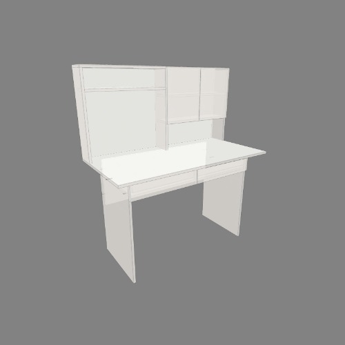Стол письменный с полками Free 3D furniture designs and blueprints from Flatma Community